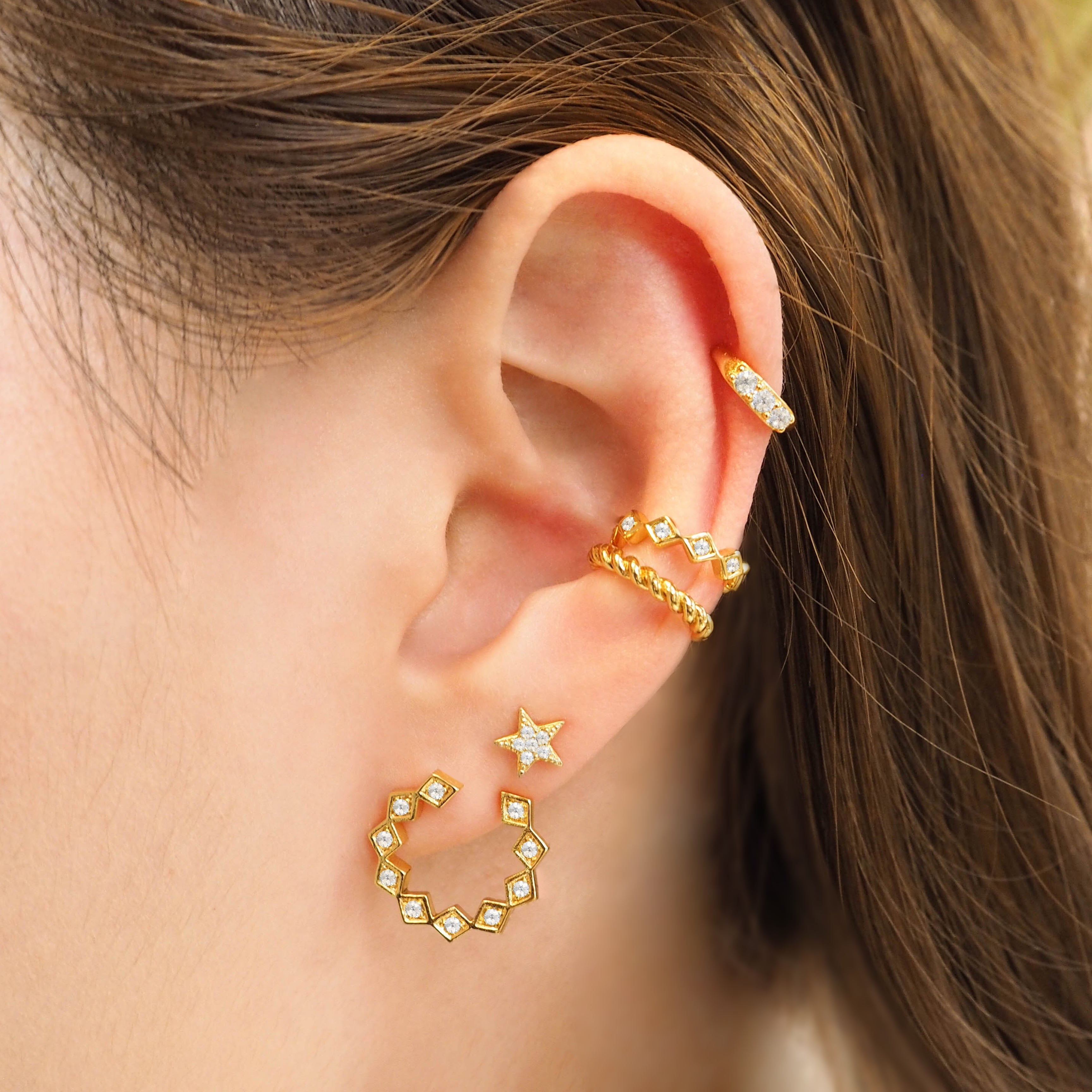 Crystal Stars Earrings