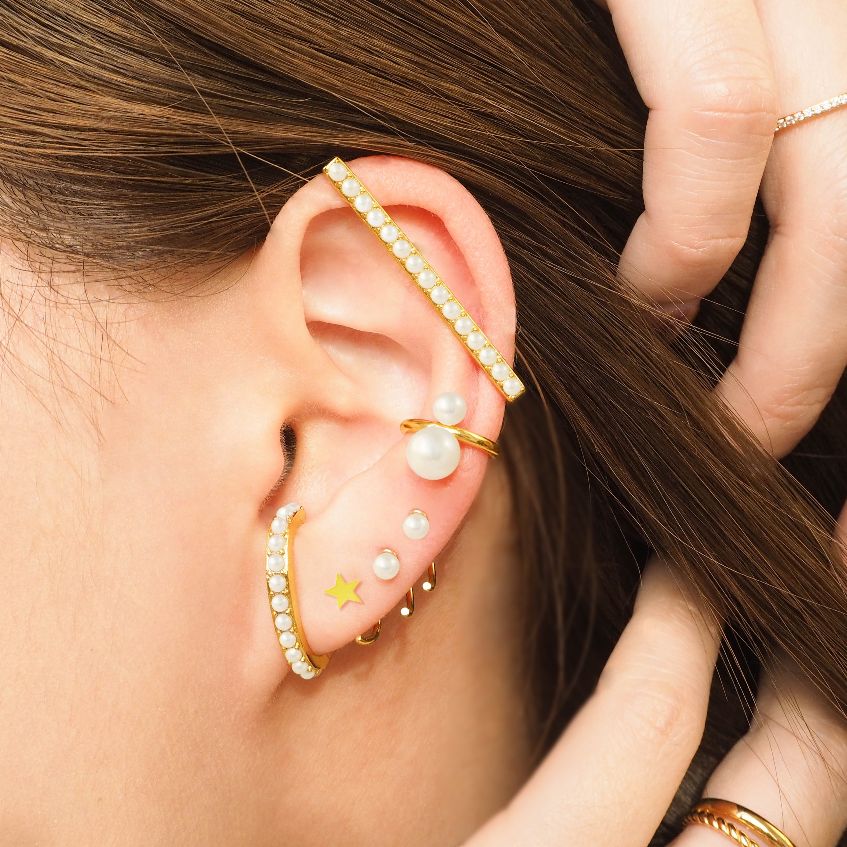 Stars Reversible Earrings