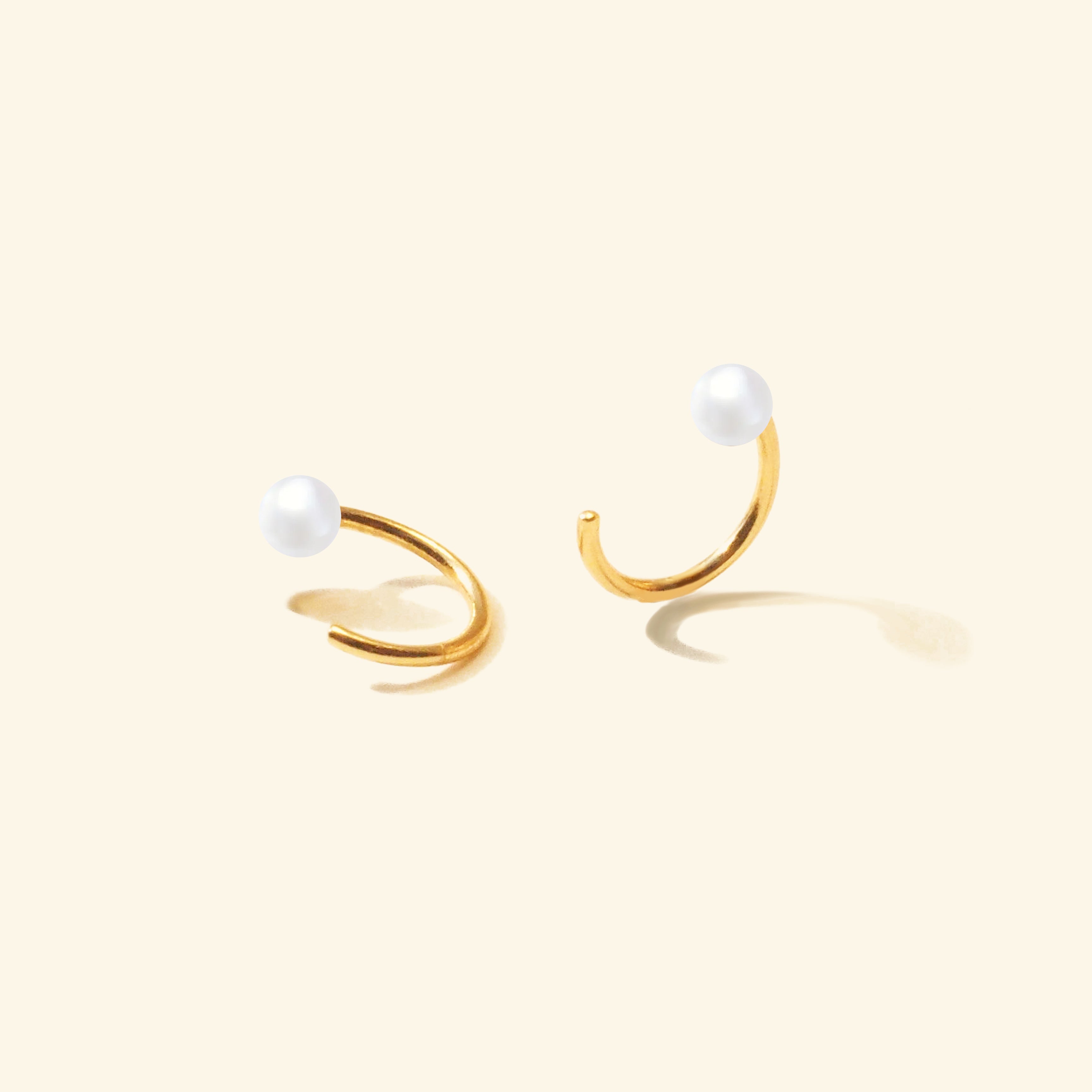 Pearls Reversible Earrings