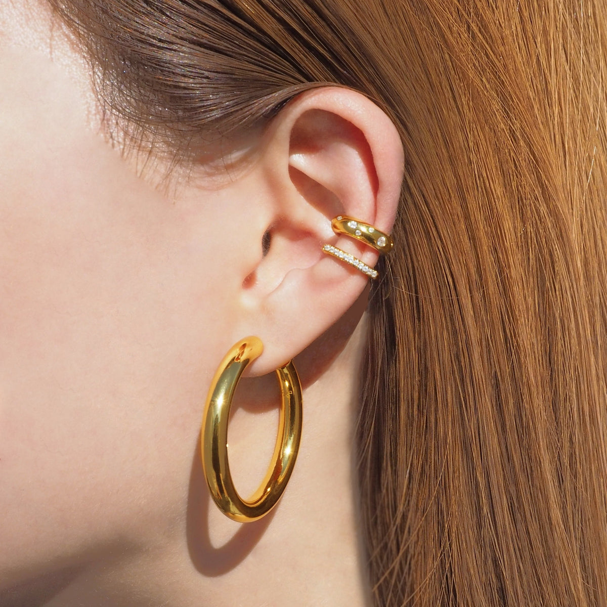 Gigi 40 mm Hoop Earrings – shependence