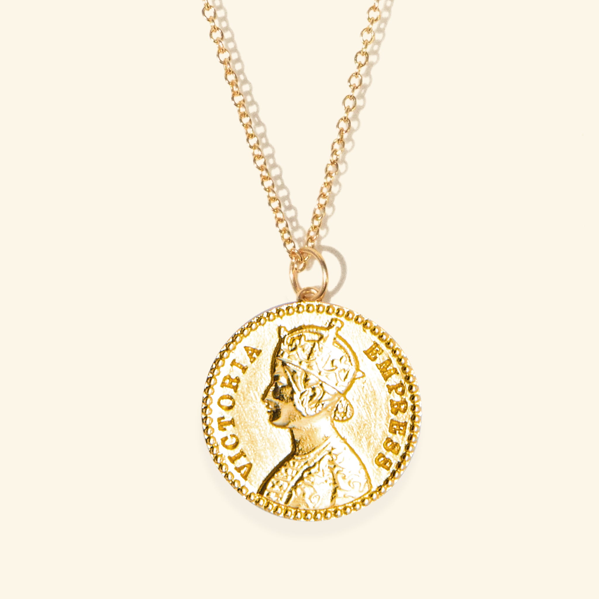 Victoria Empress Coin Necklace