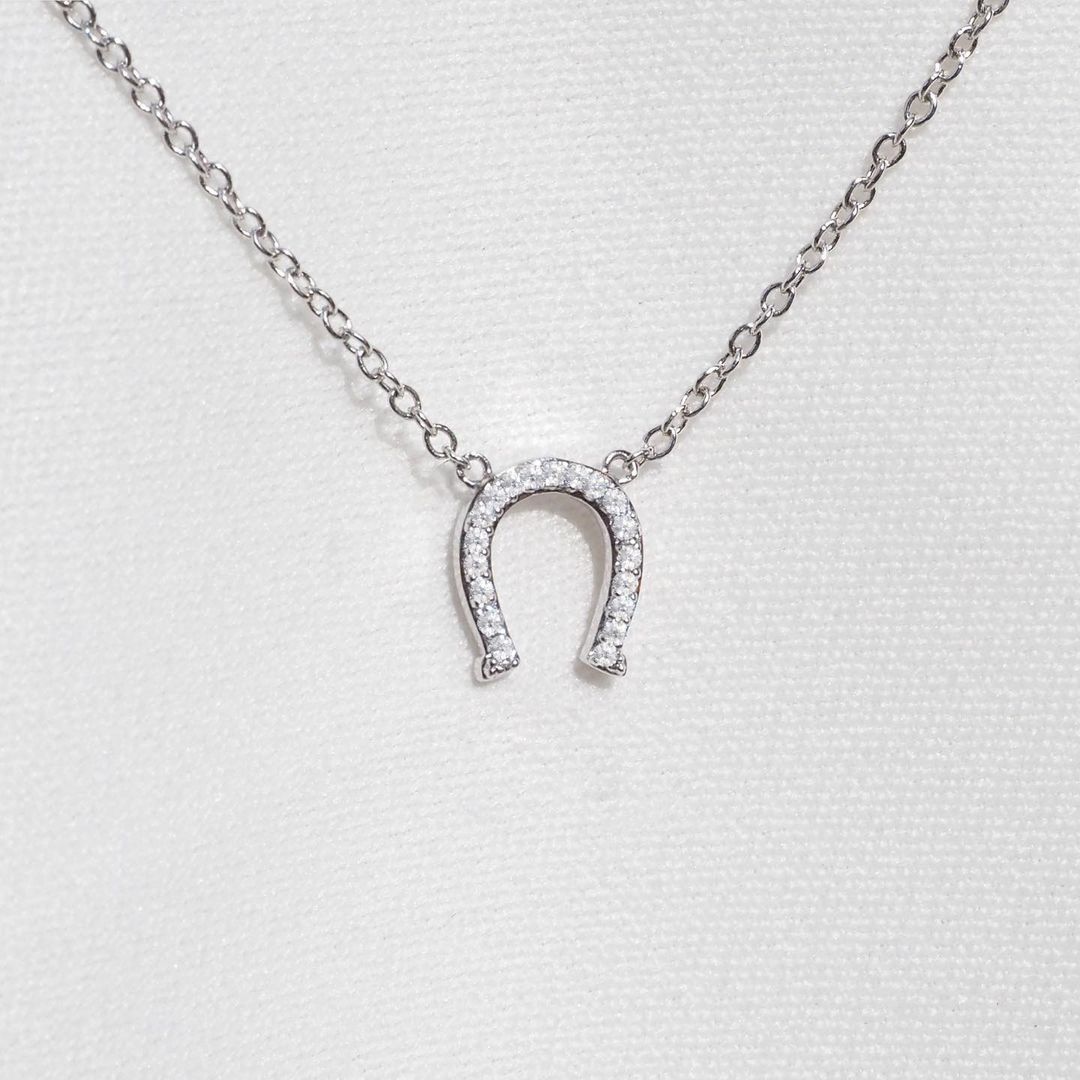 New Lucky Horseshoe Necklace (Silver)