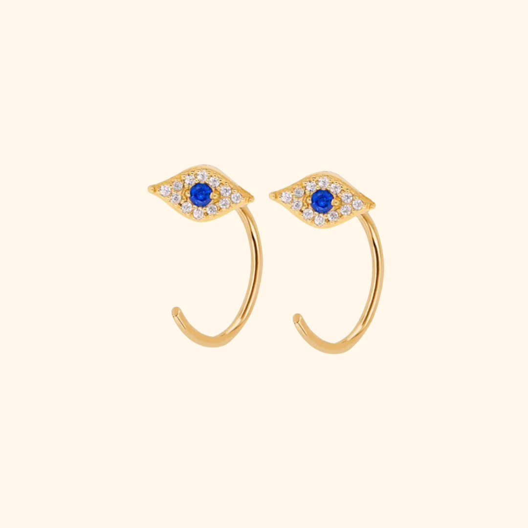 Evil Eye Reversible Earrings