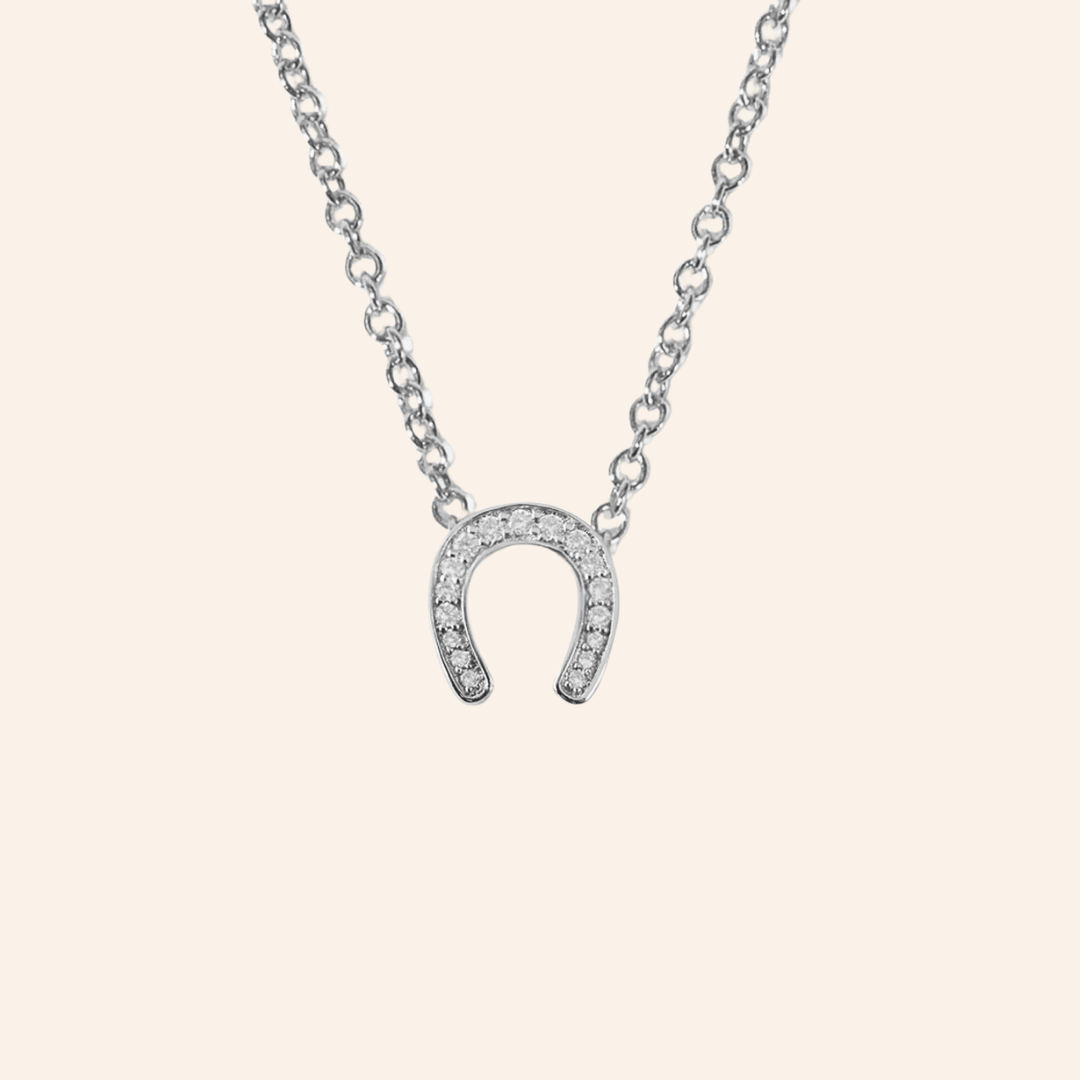 New Lucky Horseshoe Necklace (Silver)