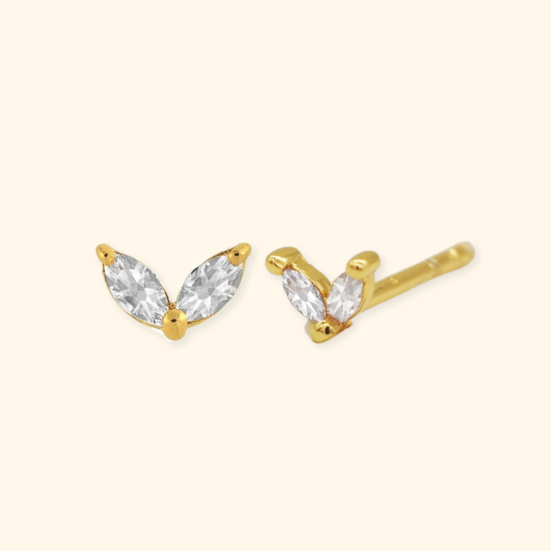 Mini Angel Wings Stud Earrings