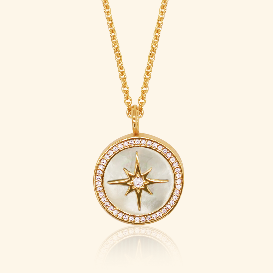 Stellar Lunar Locket Necklace