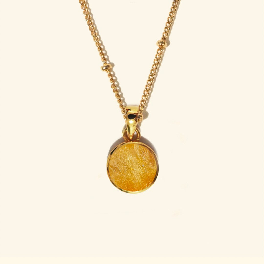 Golden Hour Natural Stone Necklace