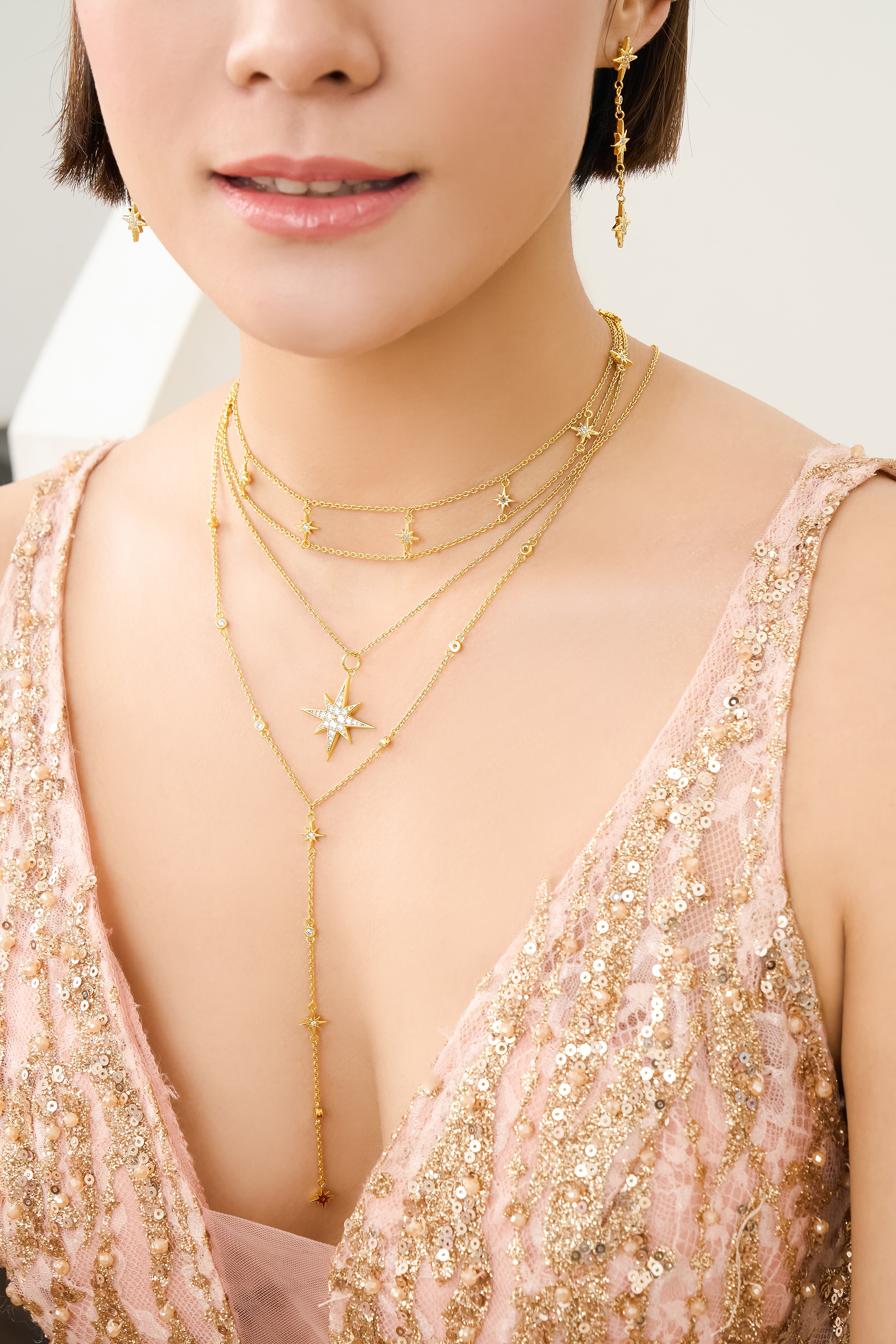 Stellar Y Necklace