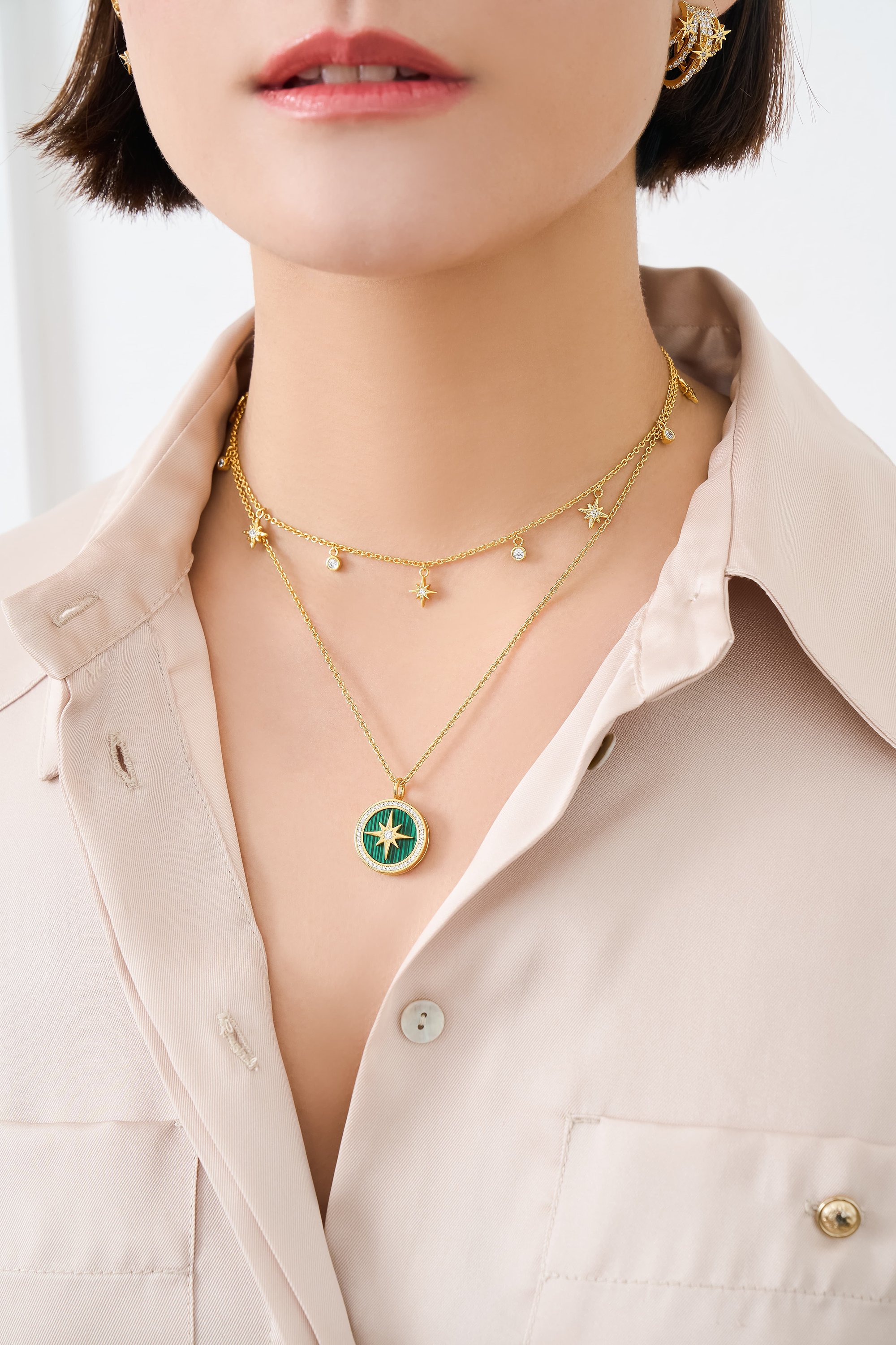 Stellar Evergreen Locket Necklace