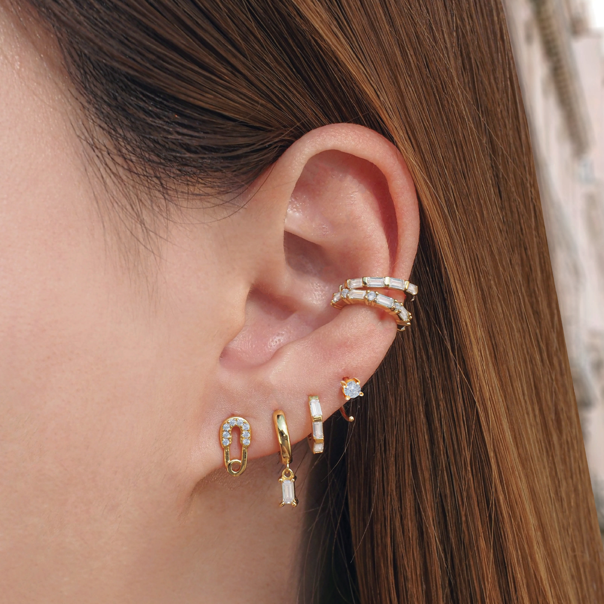 Crystal Reversible Earrings