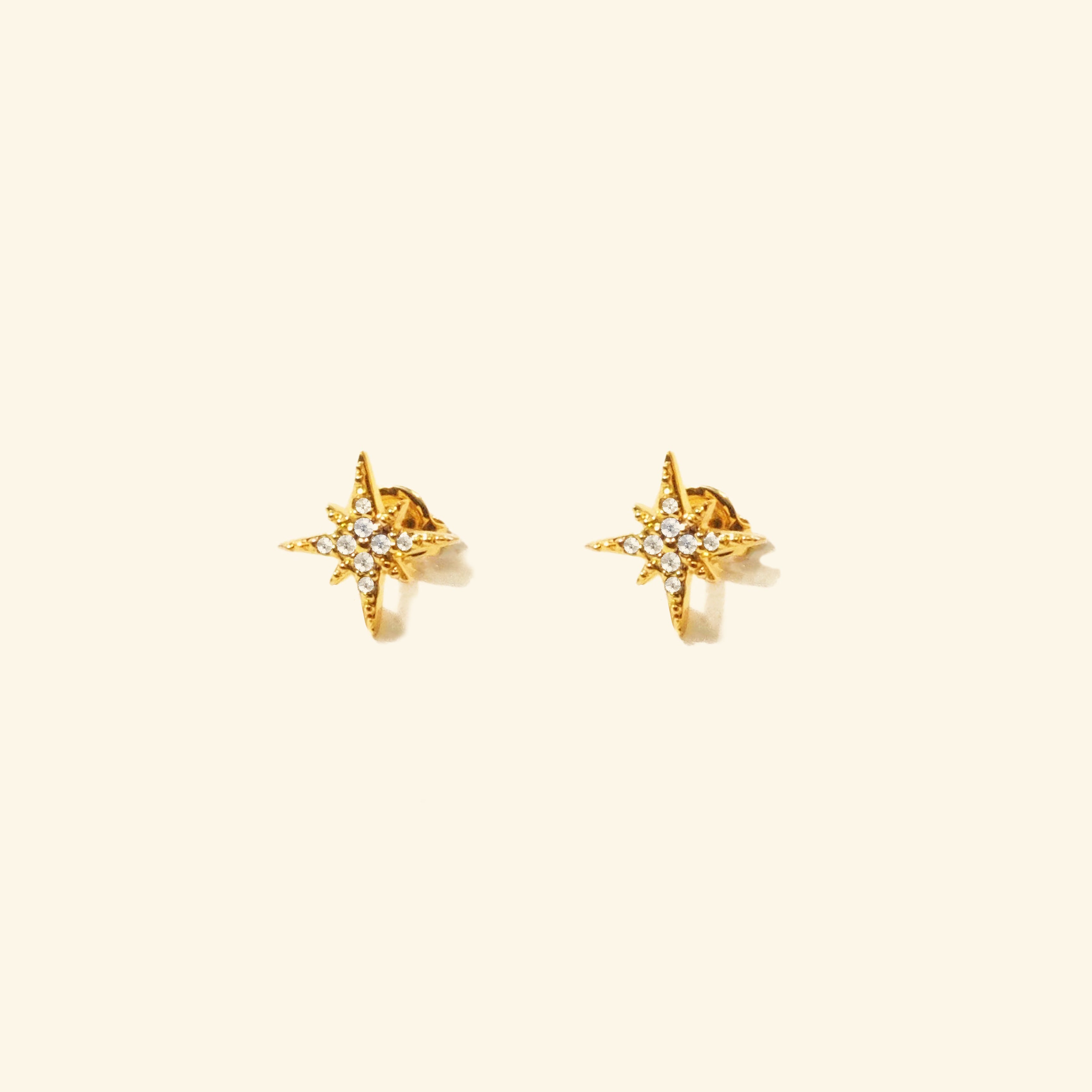 Crystal Starburst Stud Earrings