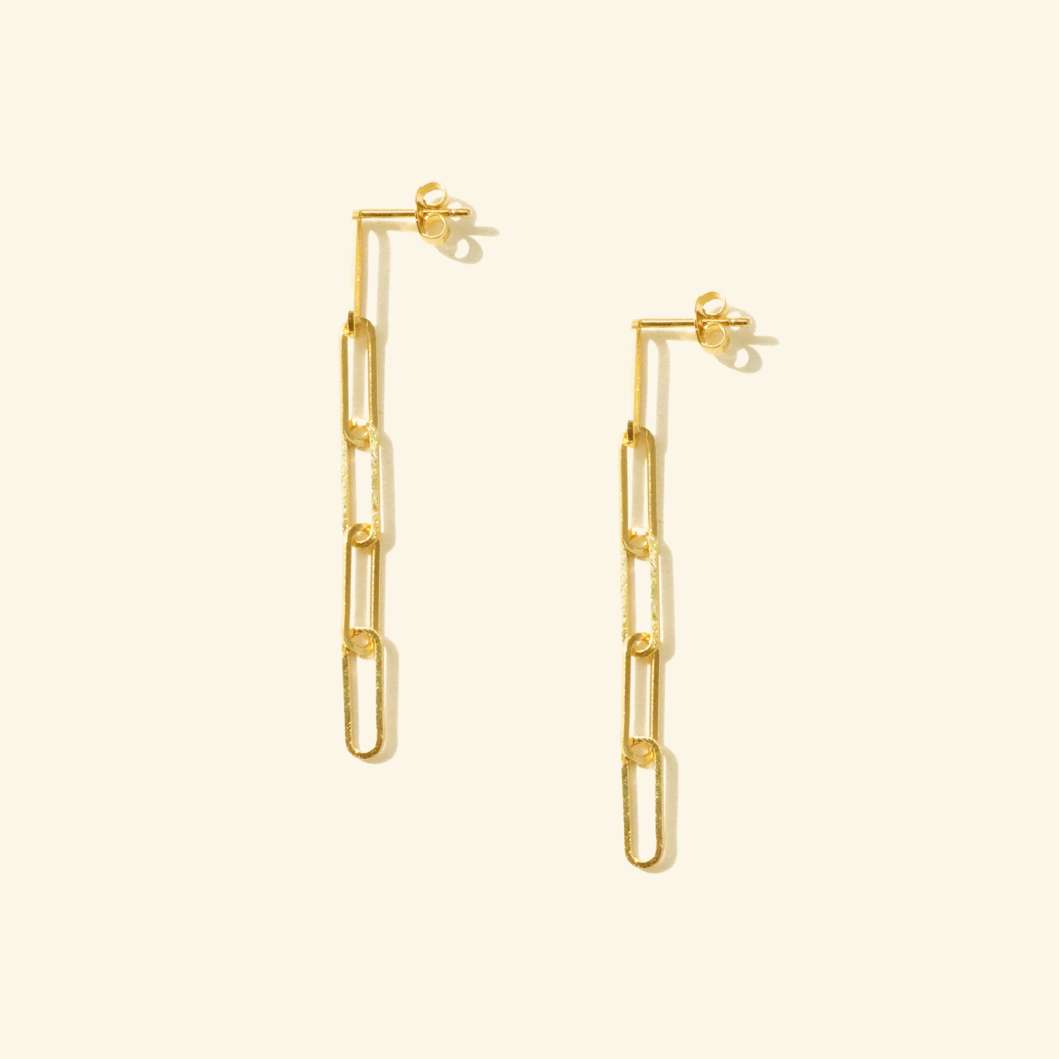 Link Chain Stud Earrings