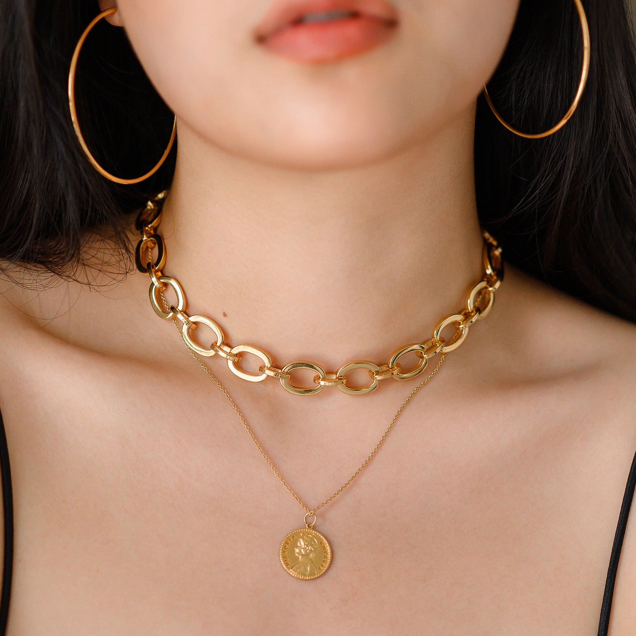 Victoria Empress Coin Necklace