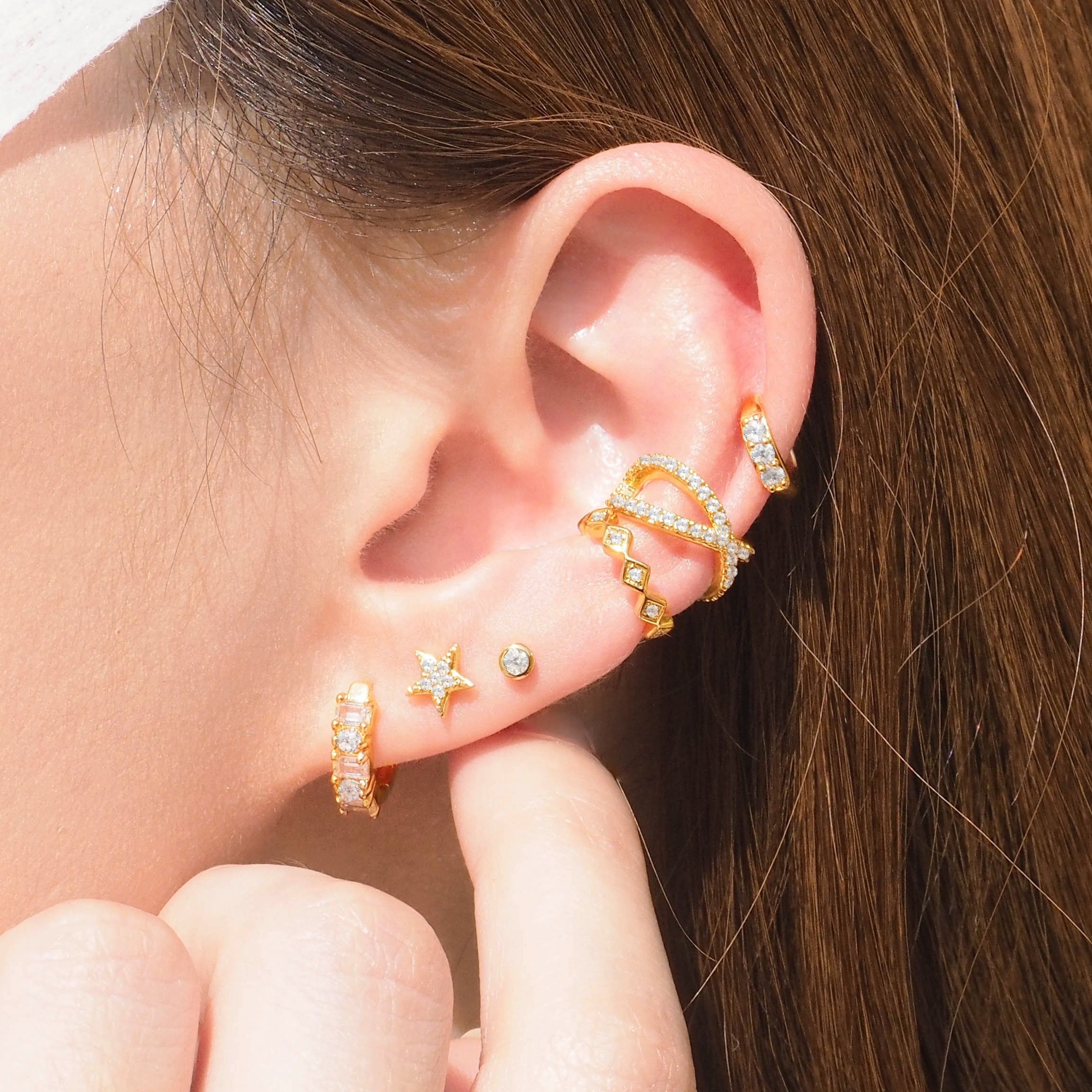 Diamond Shape Ear Cuff