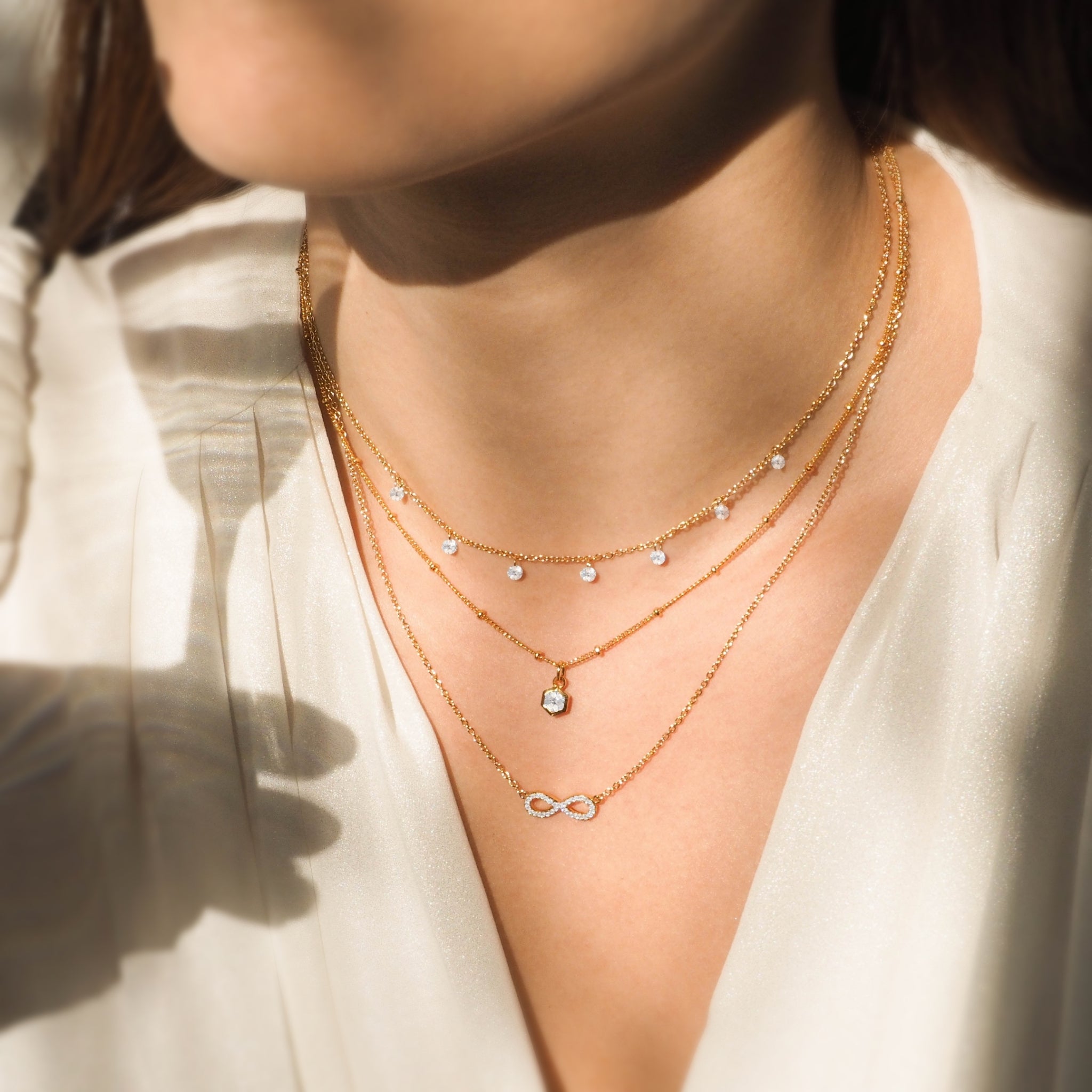 Crystal Infinity Necklace