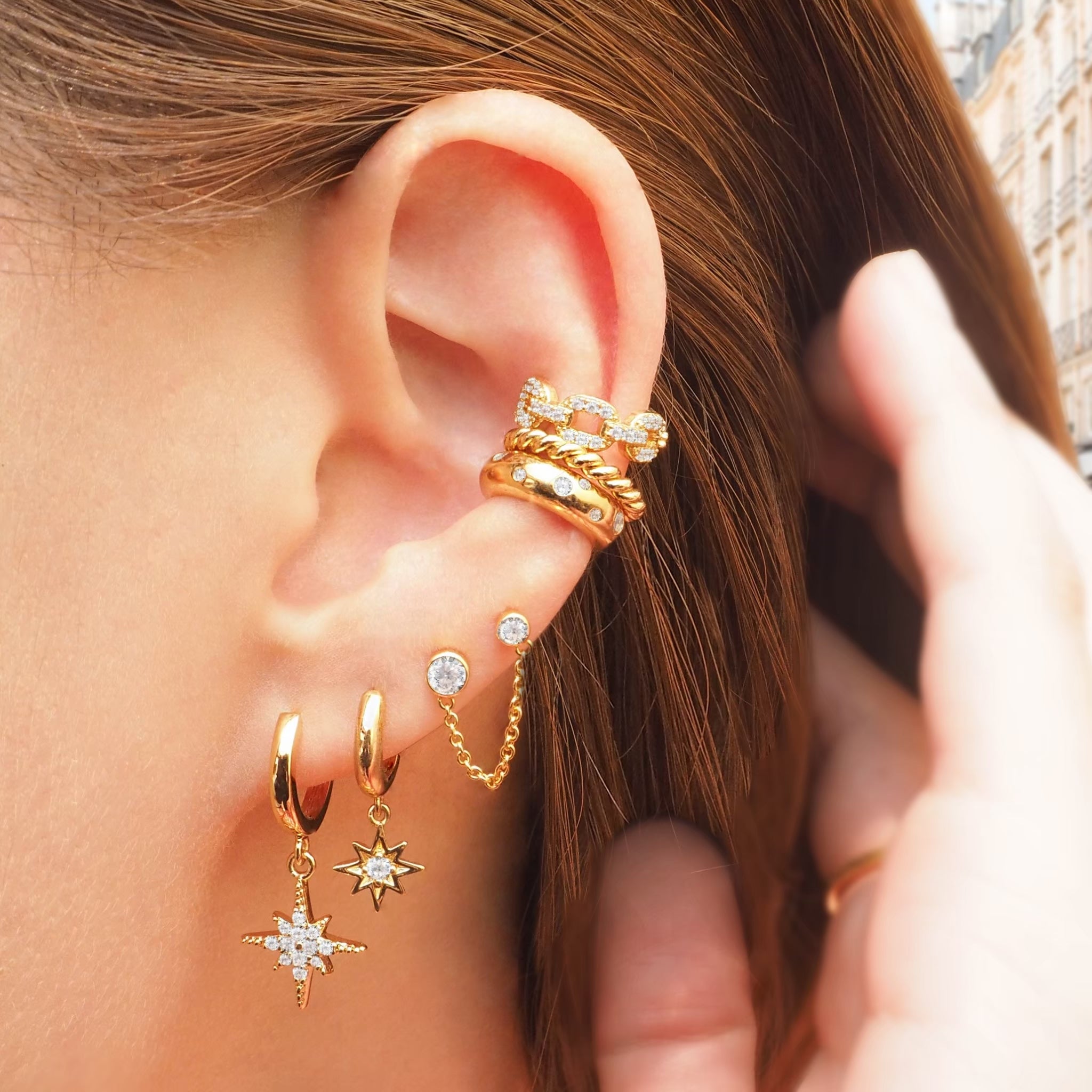 Chunky shop ear cuff