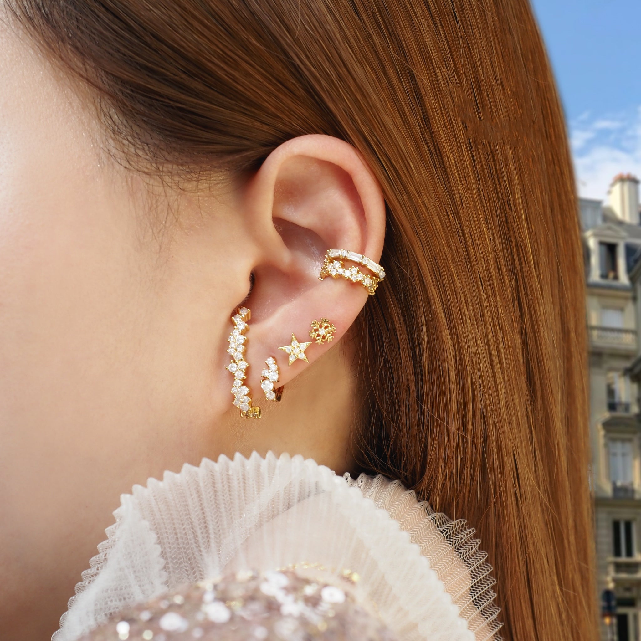 Crystal Stars Earrings
