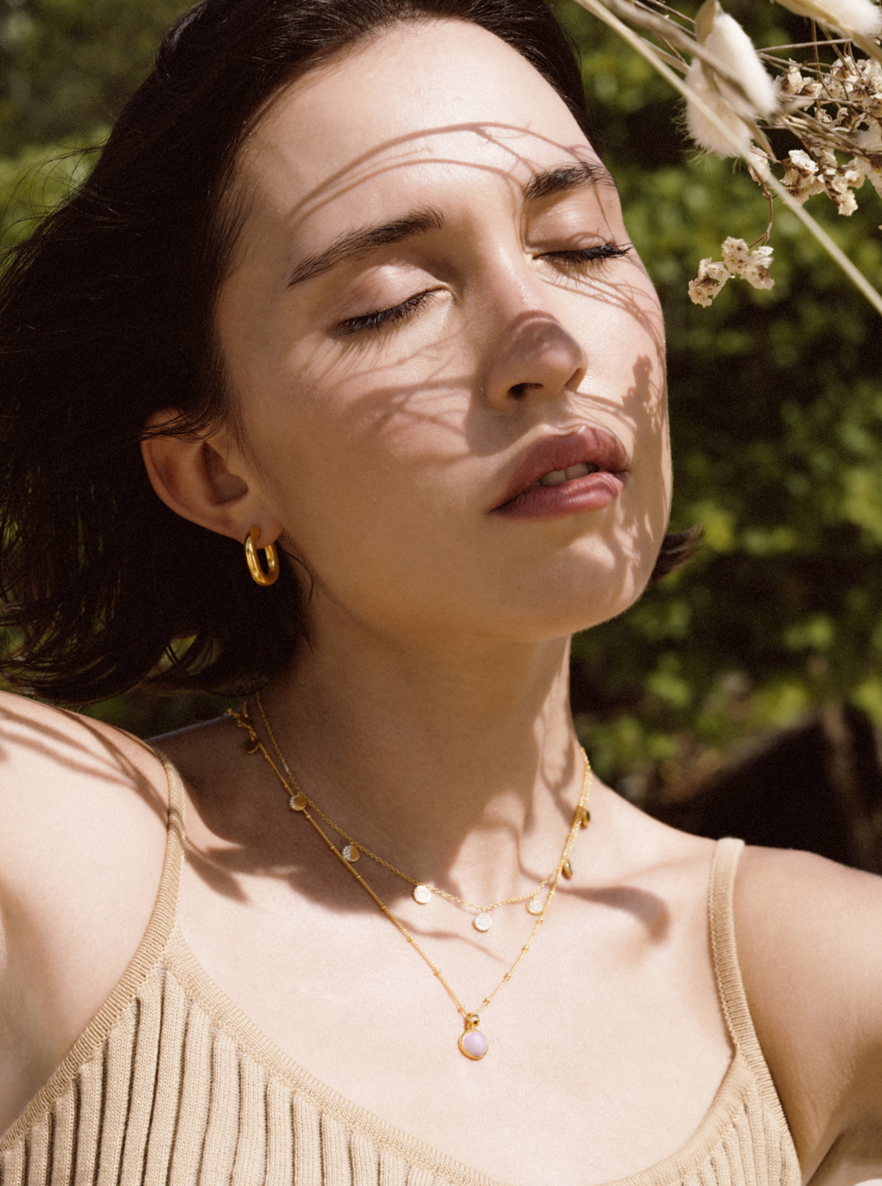 Genuine Rose Quartz Necklace