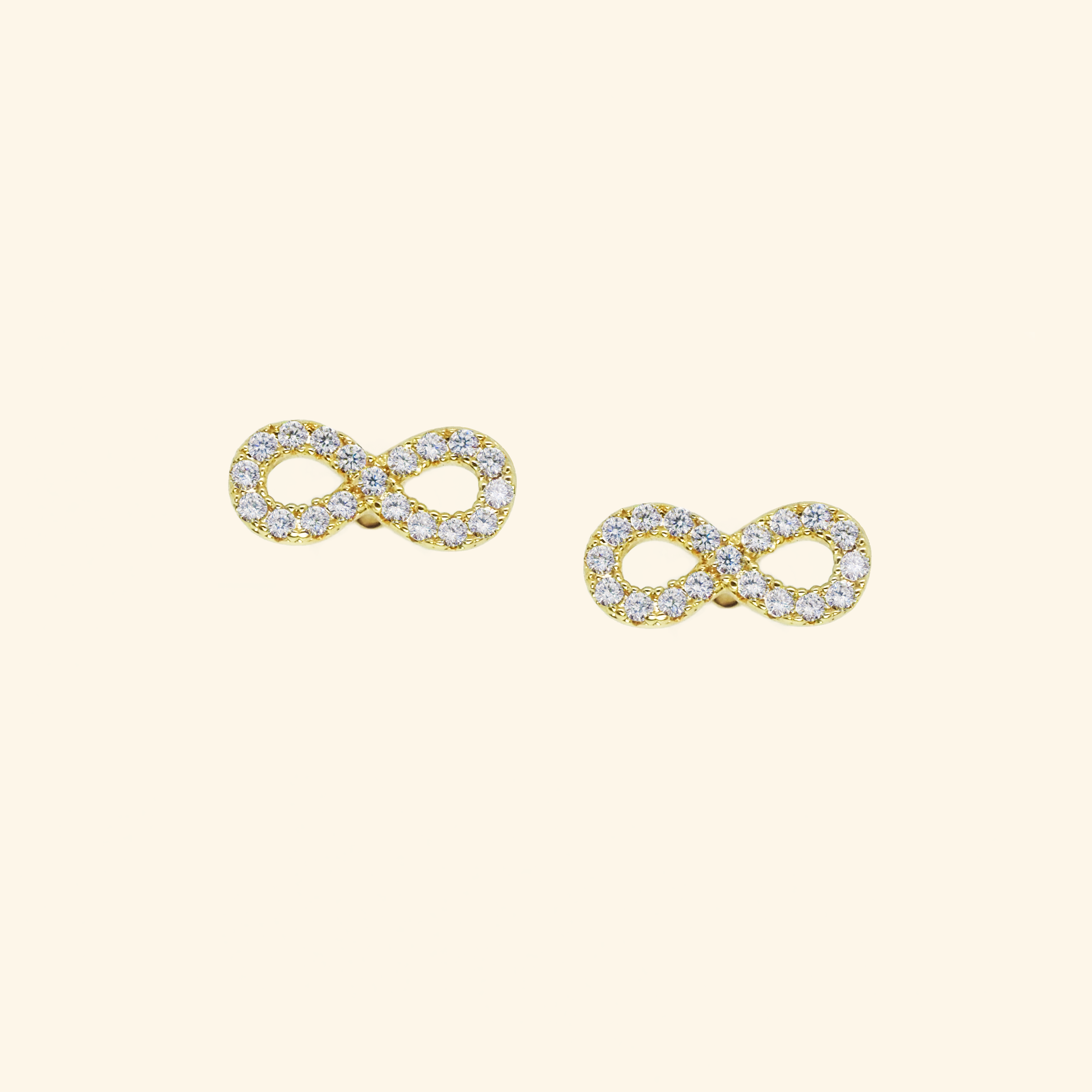 New Infinity Stud Earrings