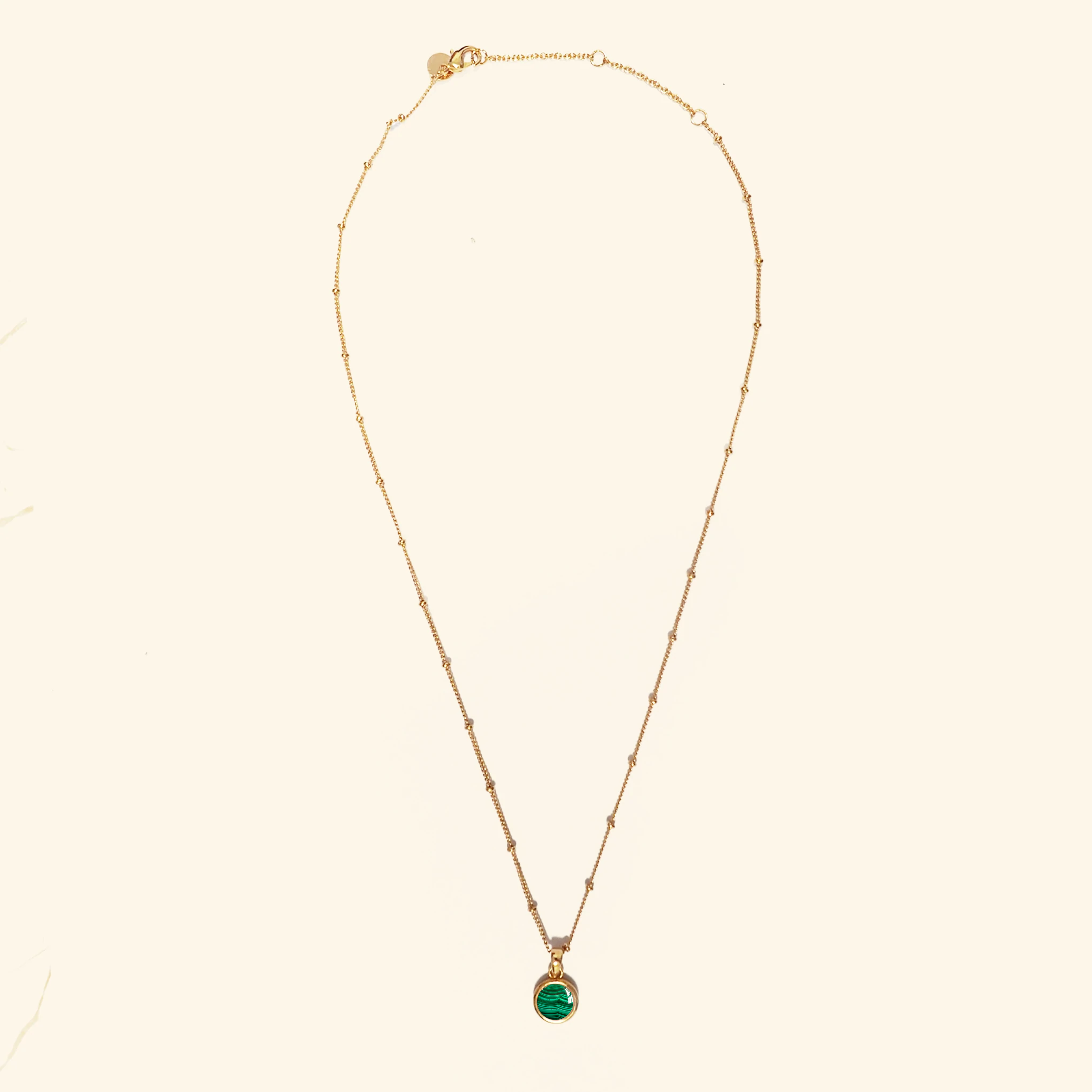 Genuine Malachite Necklace